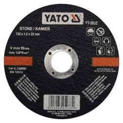 Yato vágókorong kőre 125 x 1,5 x 22 mm