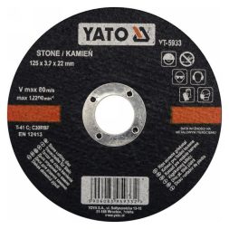 Yato vágókorong kőre 125 x 3,2 x 22 mm