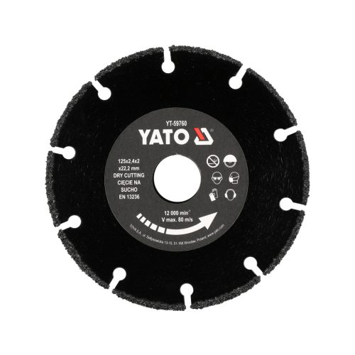 Yato vágókorong fához 125 mm
