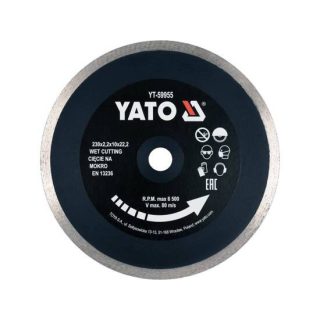  Yato gyémánt vágókorong 230 x 2,2 x 10 x 22,2 mm folytonos
