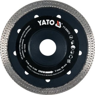   Yato gyémánt vágókorong 125 x 1,6 x 10 x 22,2 mm folytonos
