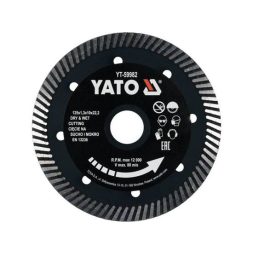 Yato gyémánt vágókorong 125 x 1,3 x 10 x 22,2 mm turbó