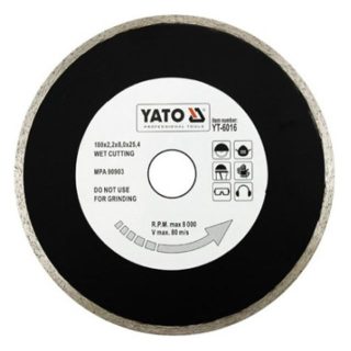   Yato gyémánt vágókorong 200 x 2,2 x 5,3 x 25,4 mm folytonos
