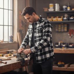 Yato kockás ing XXL-es méret fehér