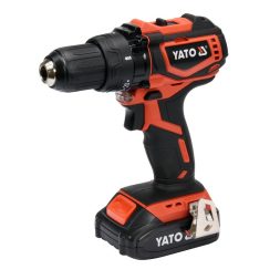 Yato akkus fúrócsavarozó 42 Nm szénkefe nélküli 18 V Li-Ion (1 x 2,0 Ah akku + töltő)