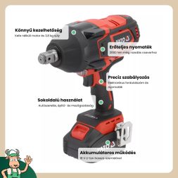 Yato akkus ütvecsavarozó 2000 Nm 18 V