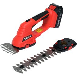 Yato akkus fűnyíró olló 18 V (1 x 2,0 Ah akksi + töltő)