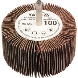 Yato csapos lamellás csiszolókorong 80 x 40 x 6 mm / P40