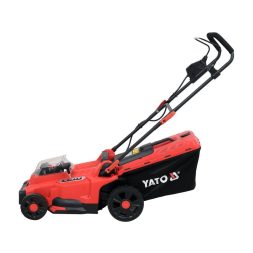 Yato akkus fűnyíró 2 x 18 V 370 mm (2 x 4,0 Ah akksi + töltő)