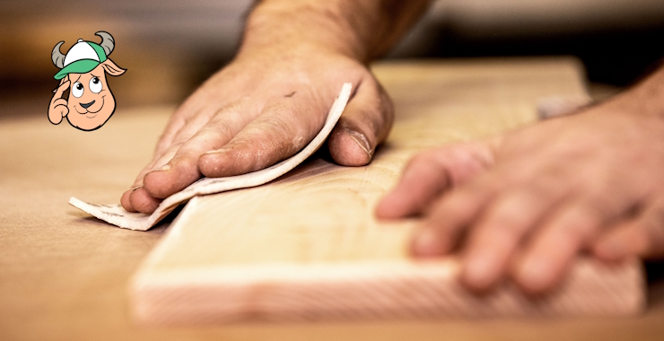 barkácsléc csiszolása